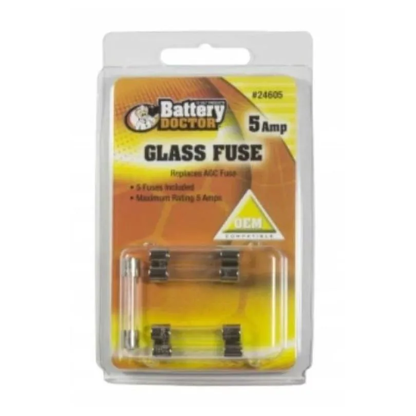 AGC GLASS FUSE-5A-5PCS RETAIL